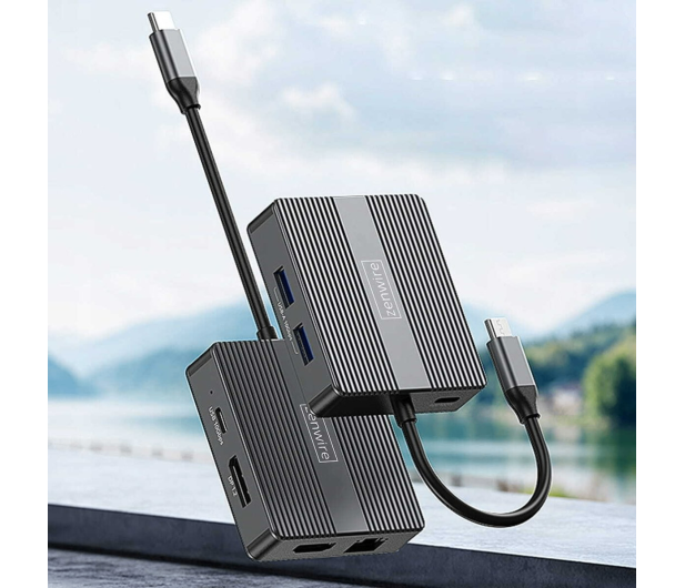 Zenwire Hub USB-C 7w1 USB 3.0 HDMI 4K 60Hz Display Port RJ-45 - 1604633 - zdjęcie 5